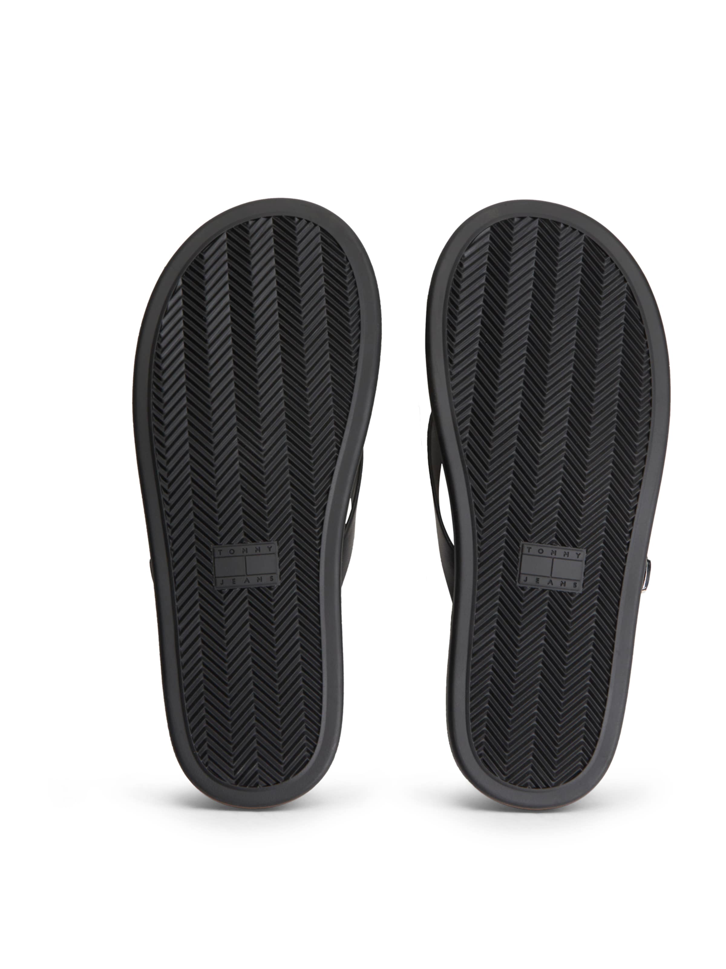 Tommy Jeans - Sandalias de dedo en negro