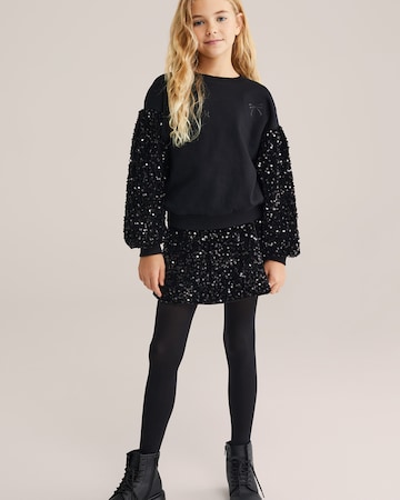 WE Fashion Πουλόβερ σε μαύρο