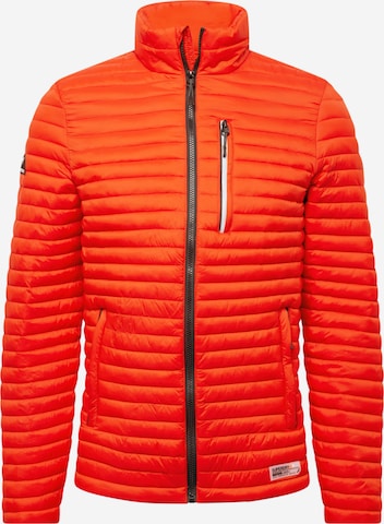 Superdry Prechodná bunda 'Fuji' - oranžová: predná strana