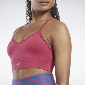 Bustieră Sutien sport 'Workout Ready' de la Reebok pe roz