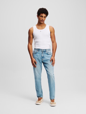 Tapered Jeans di Karl Lagerfeld in blu: frontale