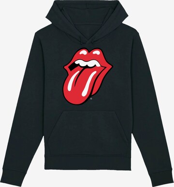 F4NT4STIC Sweatshirt 'The Rolling Stones Classic Zunge' in Schwarz: predná strana