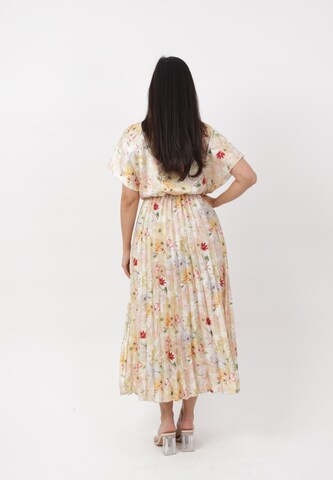 Elara Dress in Beige