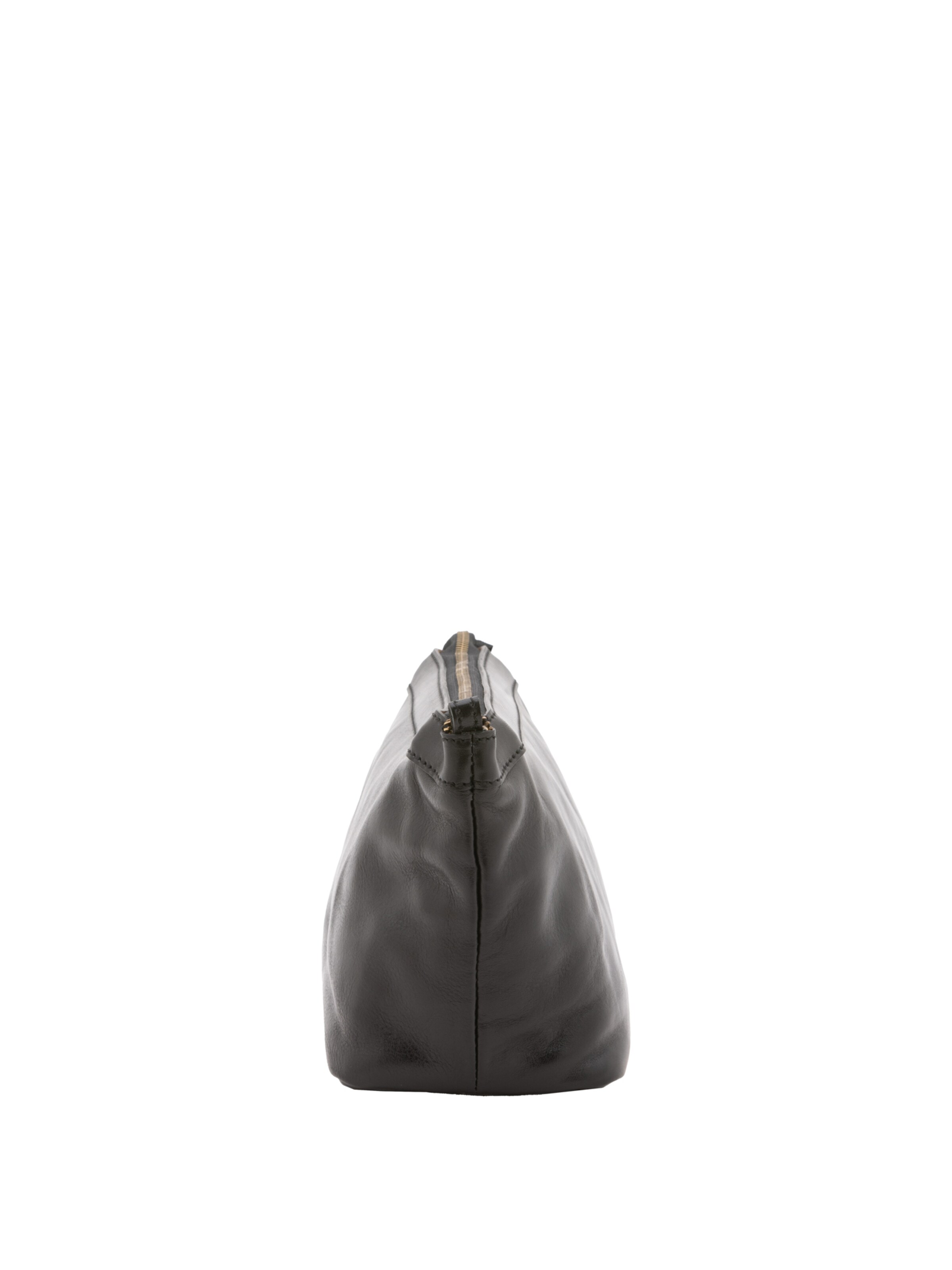 Pochette 'Pochette in vera pelle con zip - I Fratelli' di I Fratelli in nero