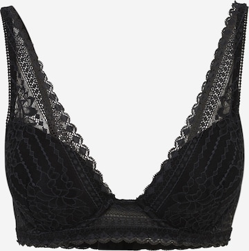 juoda ETAM Trikampė Liemenėlė 'PANAMA': priekis