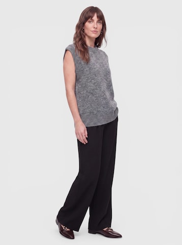 everly® - Pierna ancha Pantalón en negro