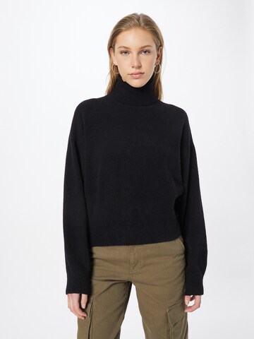 WEEKDAY Sweater 'Aggie' in Black: front