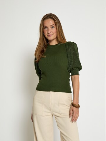 Pullover 'Fine' di minus in verde: frontale