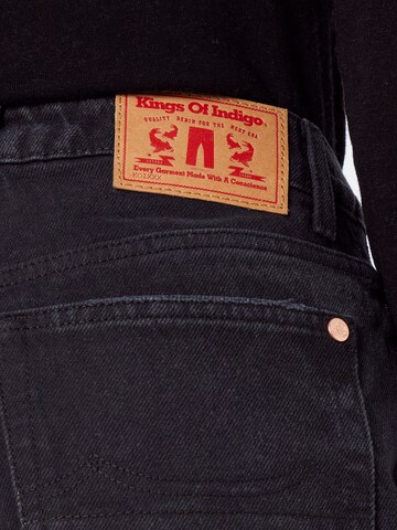 Kings Of Indigo Tapered Jeans 'CAROLINE HIGH' in Schwarz