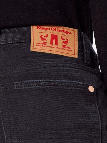 Kings Of Indigo Tapered Jeans 'CAROLINE HIGH' in Schwarz