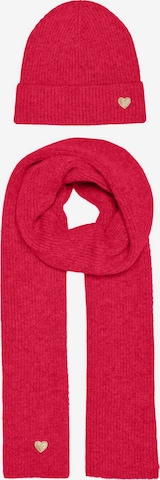 Bonnet 'ONLAVERY' ONLY en rouge : devant