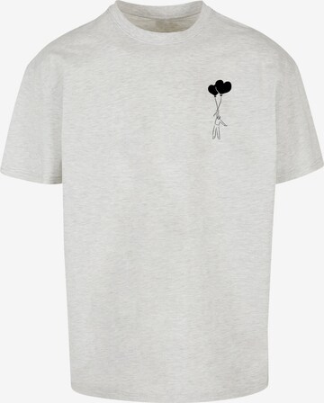 T-Shirt 'Love In The Air' Merchcode en gris : devant