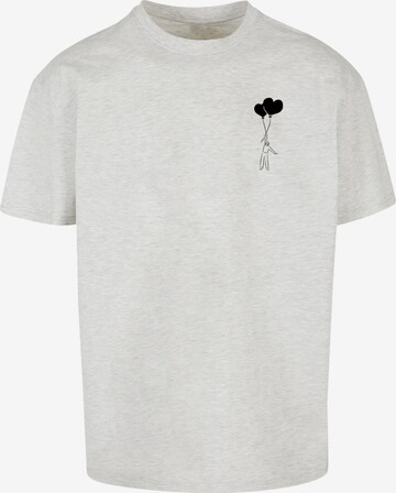 Merchcode Shirt 'Love In The Air' in Grey: front