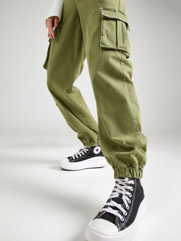 REPLAY Tapered Cargo Pants in Green