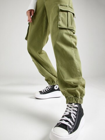 REPLAY Tapered Cargohose in Grün