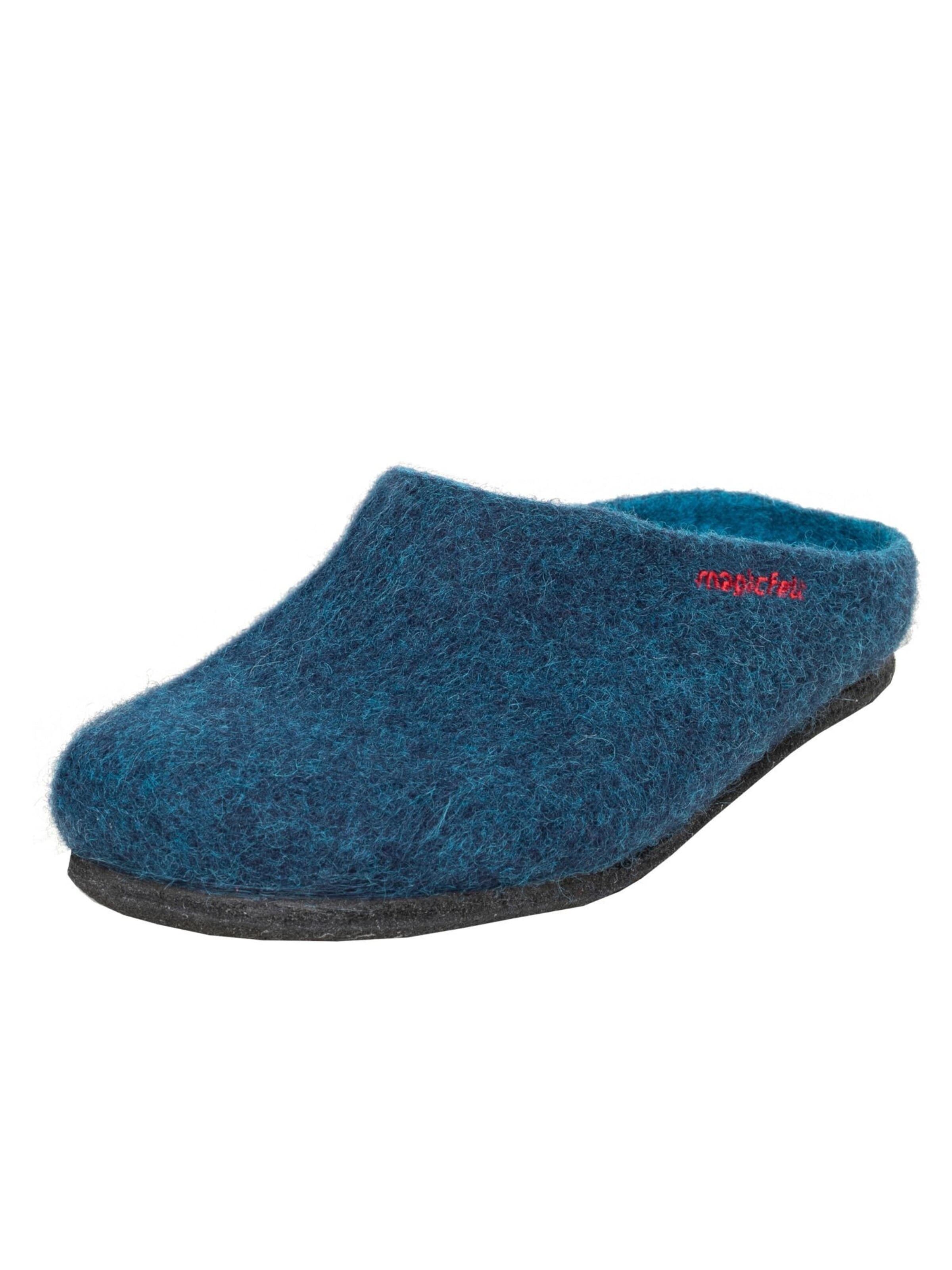 MagicFelt Hausschuh 'Filzpantoffel Magicfelt 709'‌‌‌ in Blau: Vorderseite