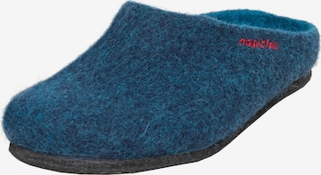 MagicFelt Hausschuh 'Filzpantoffel Magicfelt 709' in Blau: Vorderseite