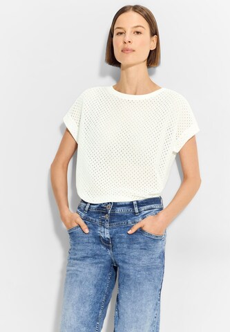 CECIL Shirt in Weiß: Vorderseite