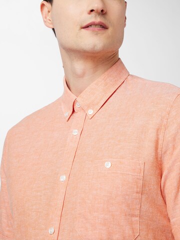 Matinique Regular fit Overhemd 'Trostol' in Oranje