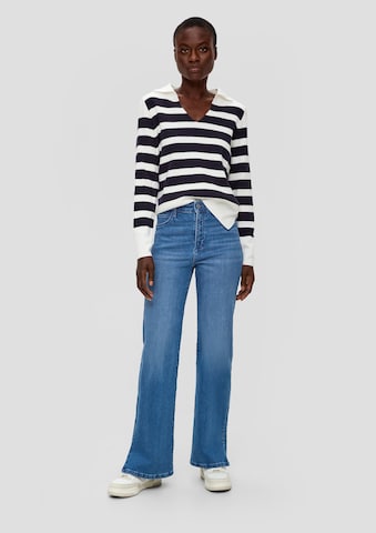 s.Oliver Flared Jeans 'Selina' in Blue