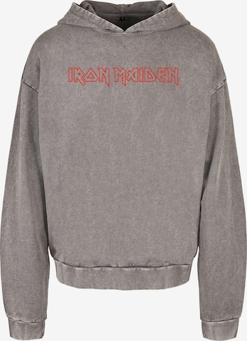 Felpa 'Iron Maiden' di Merchcode in grigio: frontale