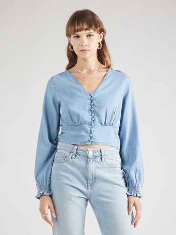 LEVI'S ® Blus 'Tamara Ls Blouse' i blå: framsida