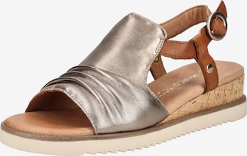 Sandalo di MARCO TOZZI in oro: frontale