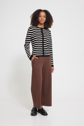 ICHI Knit Cardigan 'LULS ' in Black