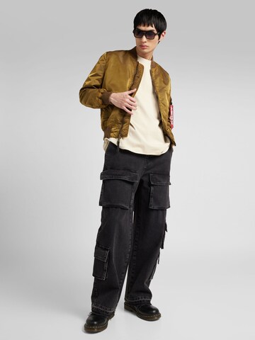 ALPHA INDUSTRIES Φθινοπωρινό και ανοιξιάτικο μπουφάν 'MA-1 VF' σε χρυσό