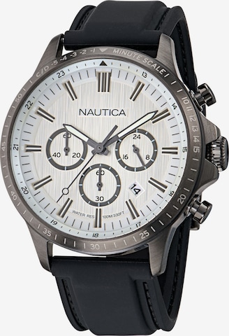 Montre à affichage analogique NAUTICA en noir : devant