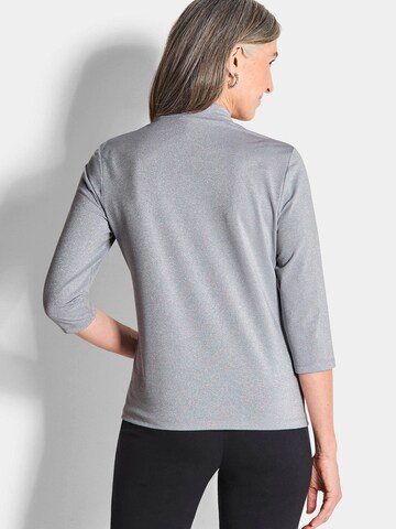 Goldner Shirt in Grau