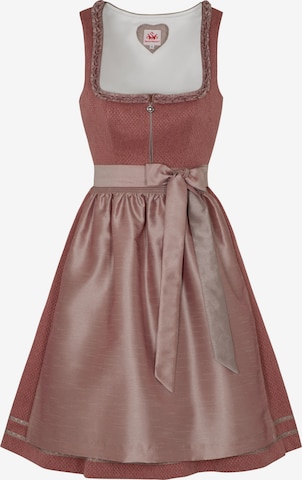 SPIETH & WENSKY Dirndl in Roze: voorkant