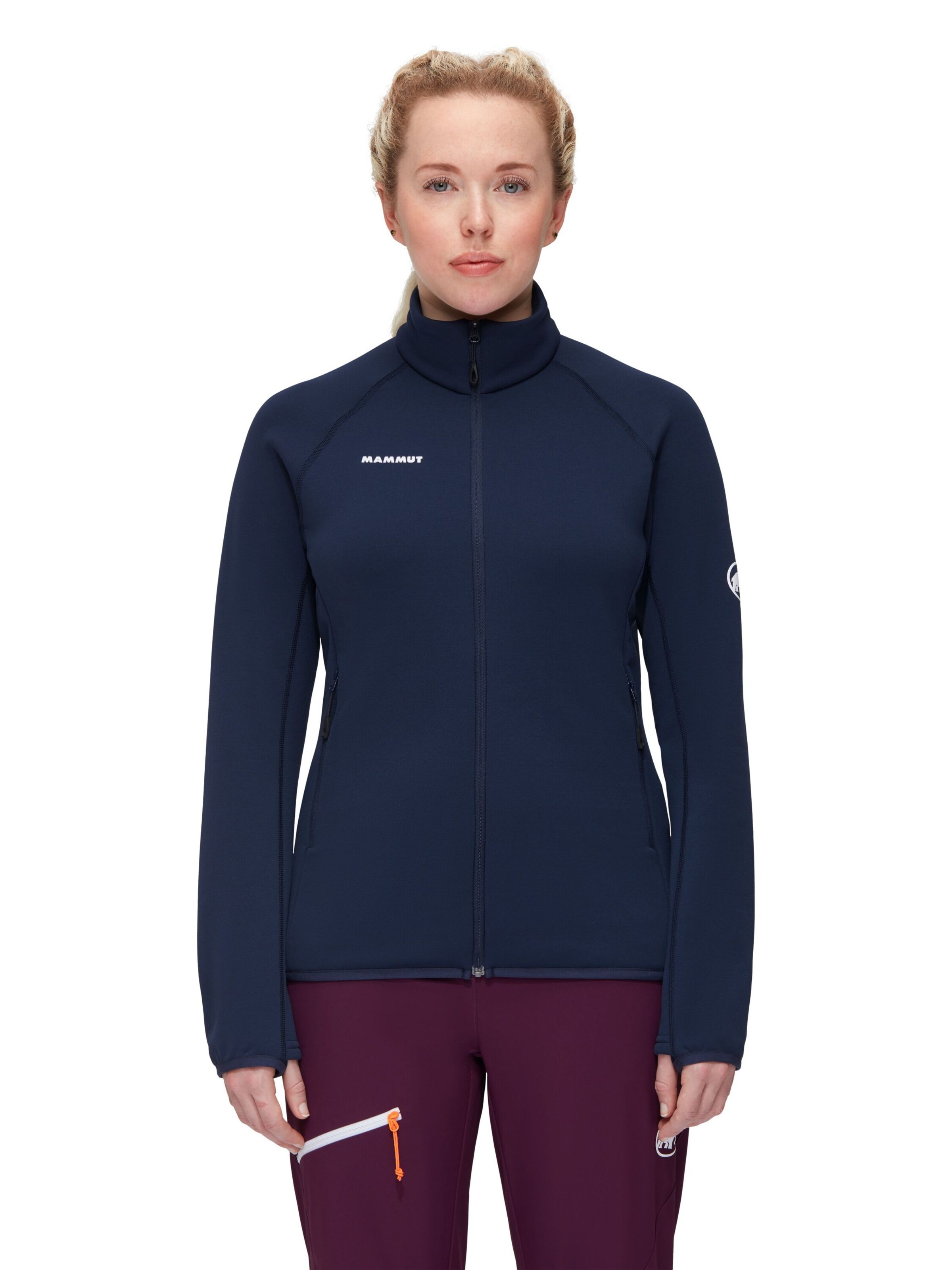 MAMMUT Performance Jacket in Blue: front