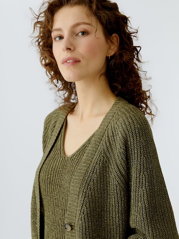 OUI Knit Cardigan in Green