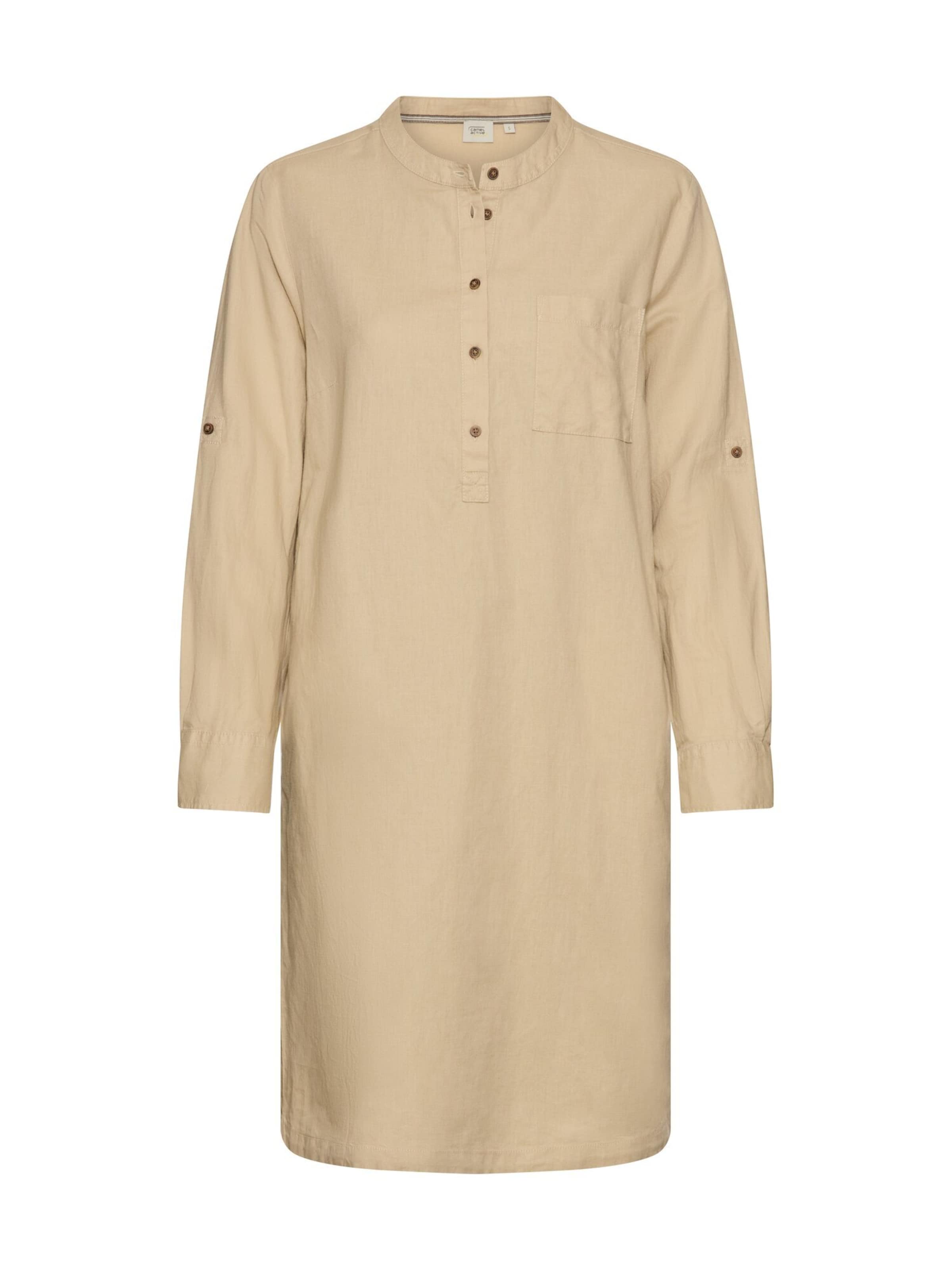 CAMEL ACTIVE Shirt Dress in Beige: front