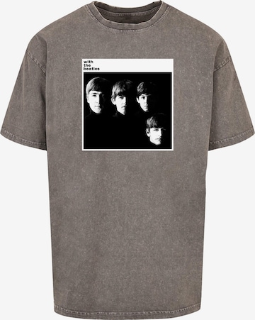 Merchcode T-Shirt 'Beatles - With the Beatles' in Grau: predná strana
