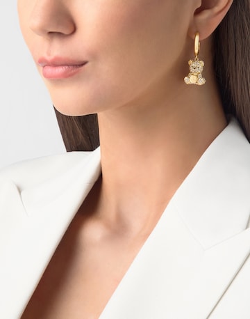 Philipp Plein Jewellery Oorbellen 'PLEIN VALENTINE' in Goud: voorkant