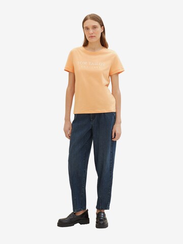 TOM TAILOR T-Shirt in Orange