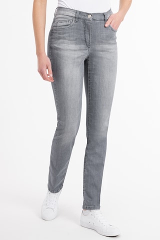 Coupe slim Jean 'Adrian' Recover Pants en gris : devant