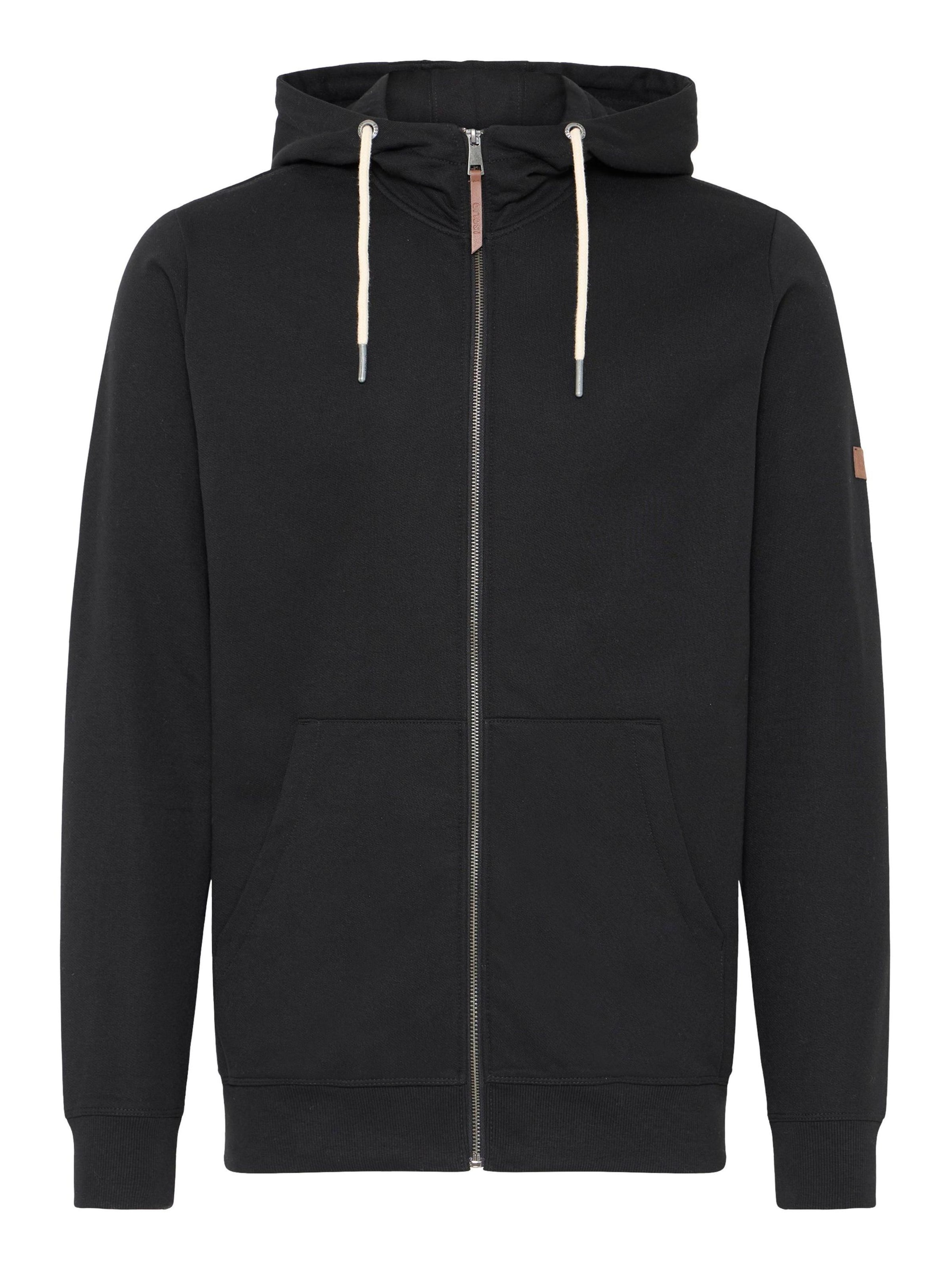 Giacca di felpa ' SDSIMA ' di !Solid in nero: frontale