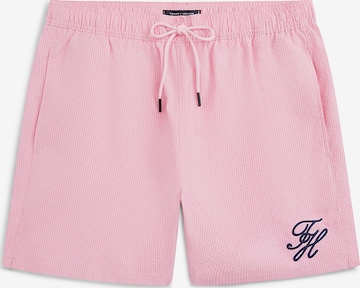 TOMMY HILFIGER Badeshorts in Pink: Vorderseite
