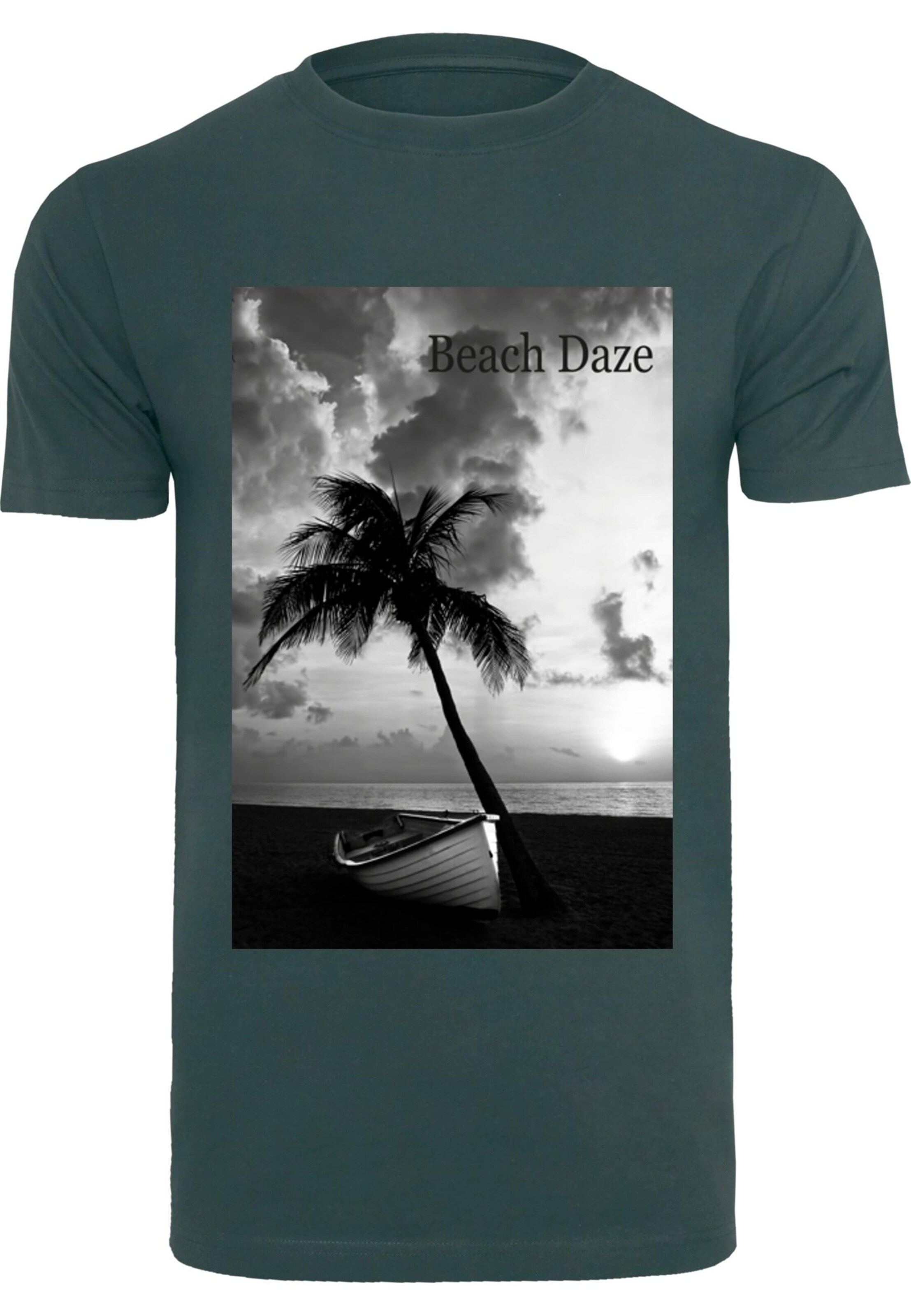 Maglietta 'Beach Daze' di Mister Tee in verde: frontale