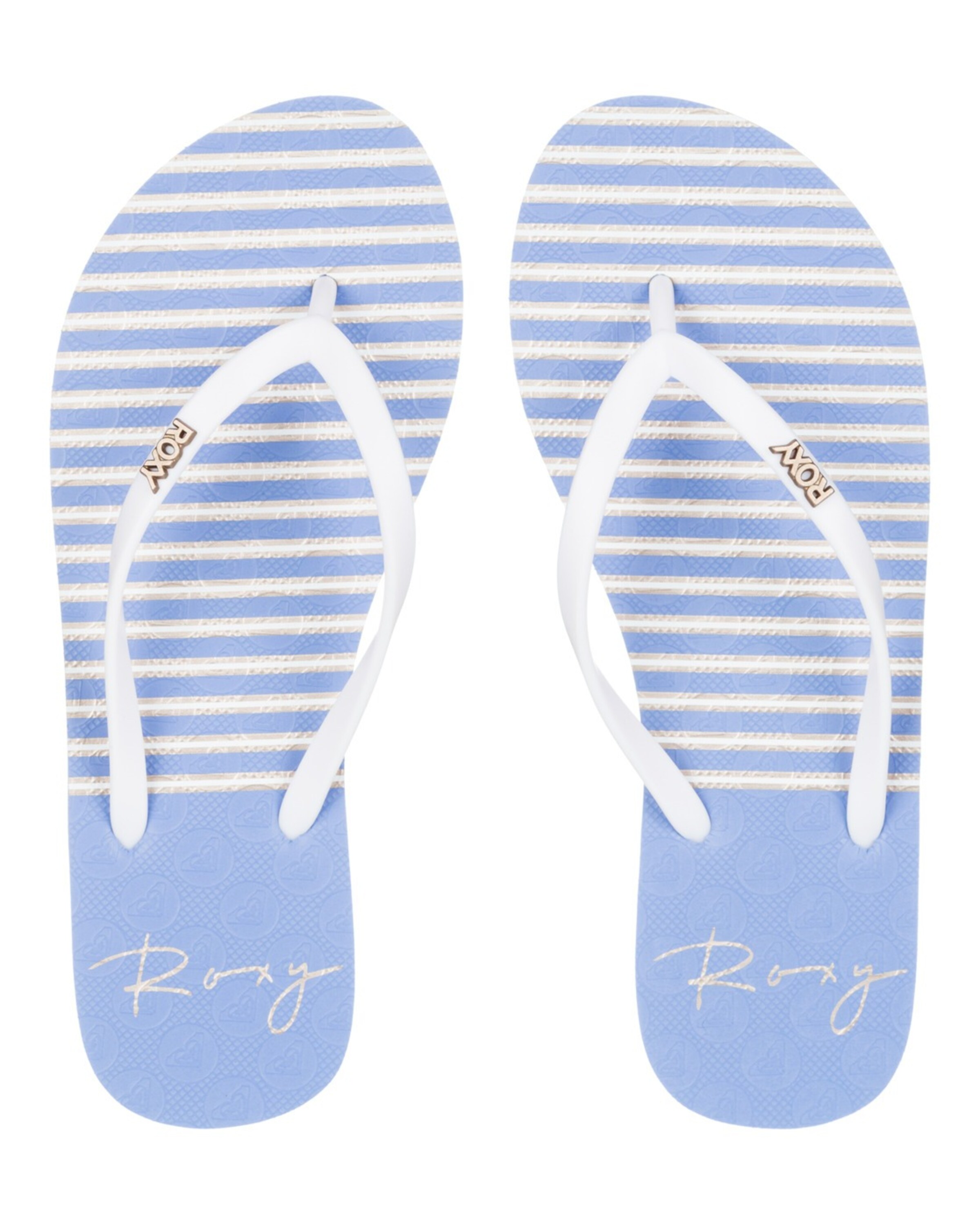 ROXY Teenslipper 'Viva Stamp LI' in Blauw