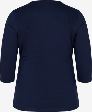 Zizzi Blouse 'Eagnes' in Blauw