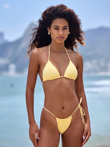 Acuarela Brand Triangel Bikini 'Rio Triangle Bikini Set' i gul