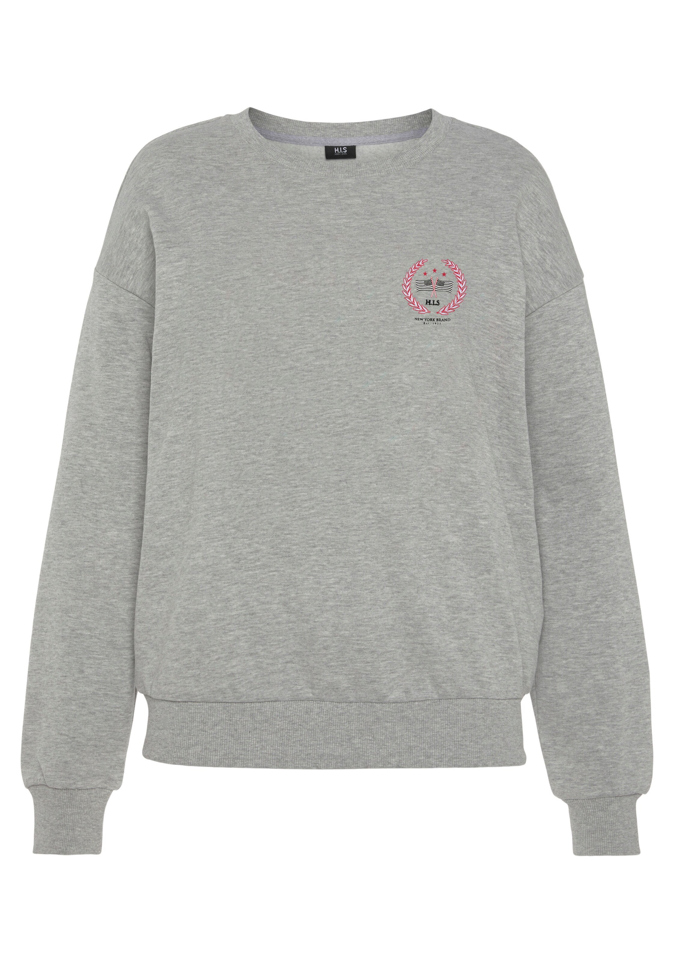 H.I.S Sweatshirt in Grau: Vorderseite