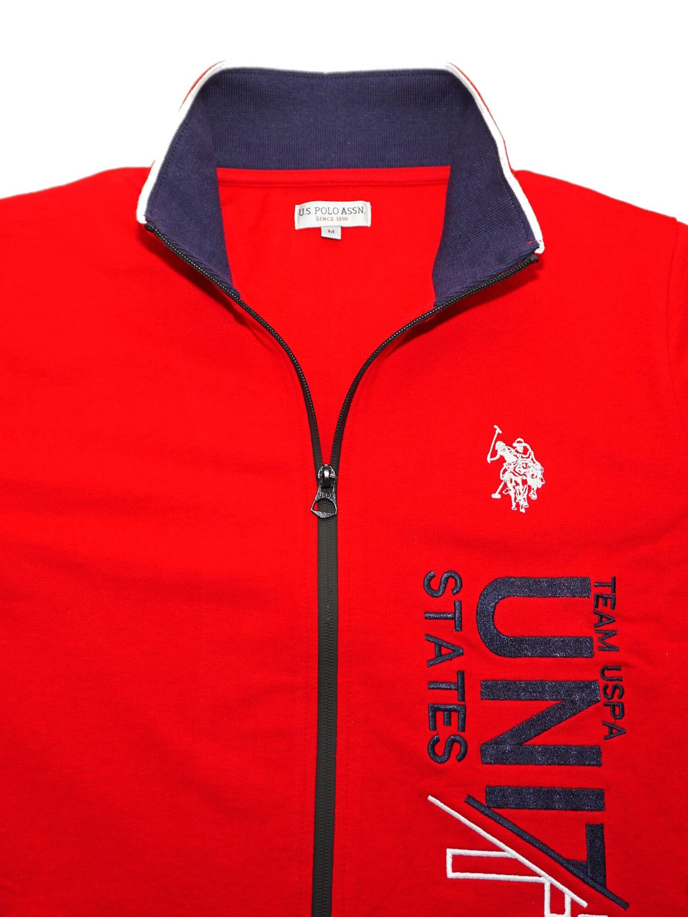 Veste de survêtement U.S. POLO ASSN. en rouge