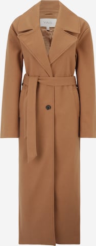 Y.A.S Tall Between-Seasons Coat 'EMMA' in Brown: front
