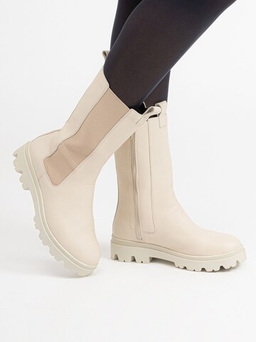 VITAFORM Chelsea boots in Beige