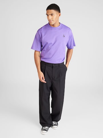 JACK & JONES Shirt 'Triangle' in Purple